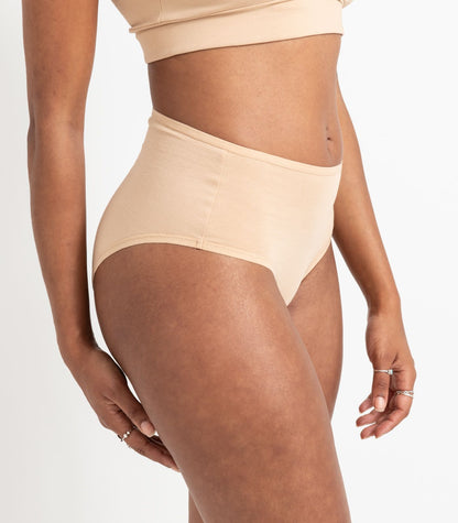 Bhumi Organic Cotton - Hi Cut Brief (2 Pack) - Candied Ginger