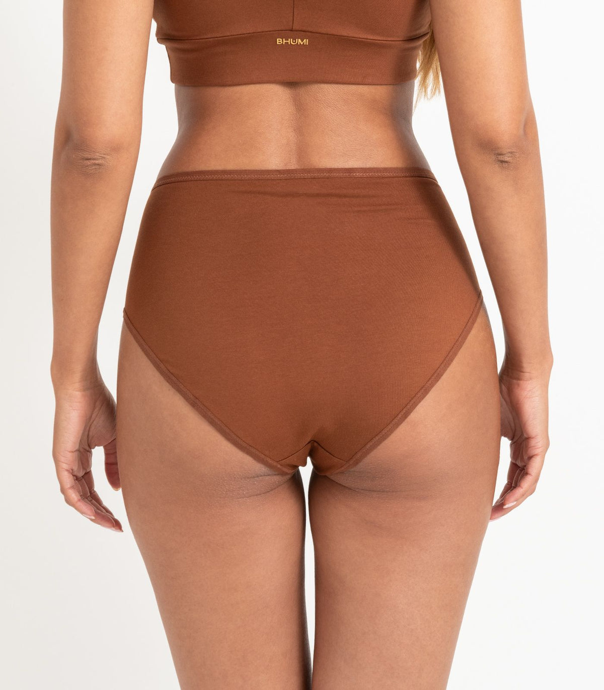 Bhumi Organic Cotton - Hi Cut Brief (2 Pack) - Tortoise Shell