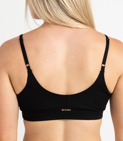 Bhumi Organic Cotton - Classic T-Shirt Bra - Black