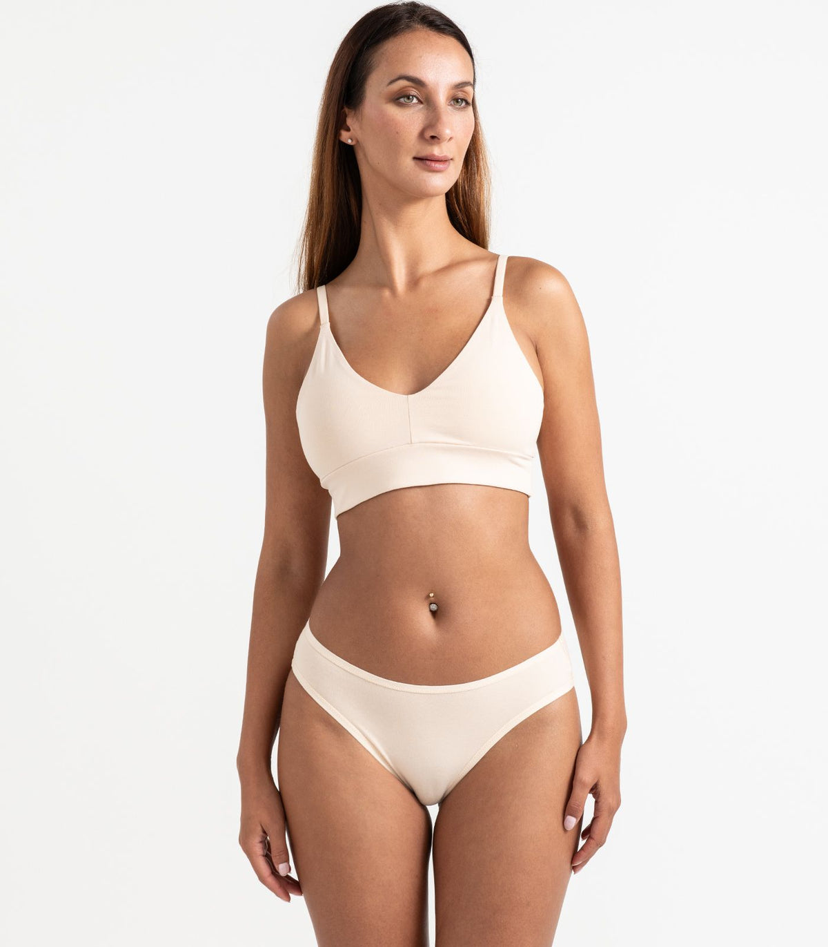Bhumi Organic Cotton - Classic T-Shirt Bra - Cream Tan