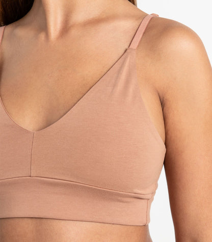 Bhumi Organic Cotton - Classic T-Shirt Bra - Mocha Mousse