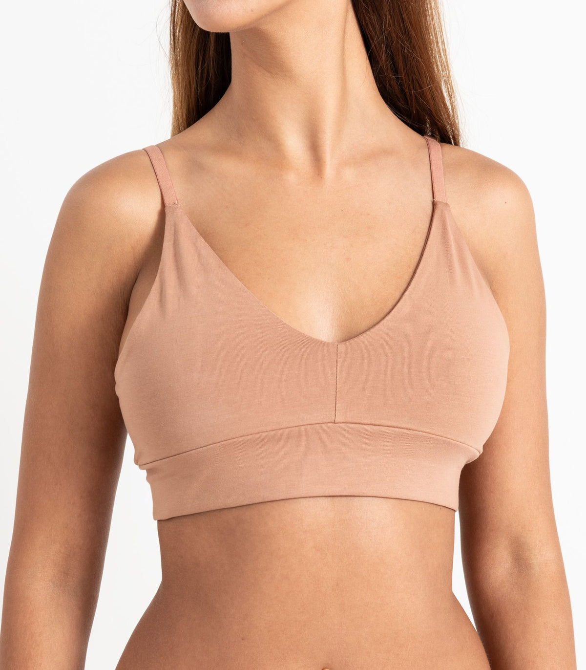 Bhumi Organic Cotton - Classic T-Shirt Bra - Mocha Mousse