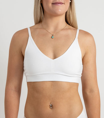 Bhumi Organic Cotton - Classic T-Shirt Bra - White