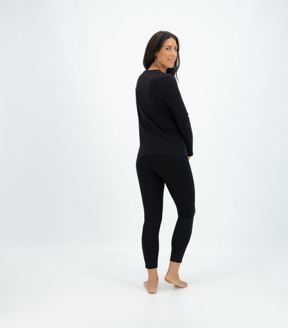 Bhumi Organic Cotton - Basic Long Sleeve Top - Black