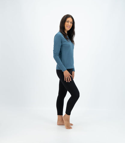 Bhumi Organic Cotton - Basic Long Sleeve Top - Indian Teal