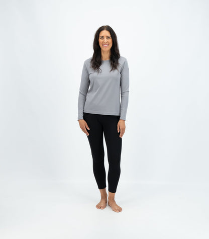 Bhumi Organic Cotton - Basic Long Sleeve Top - Titanium