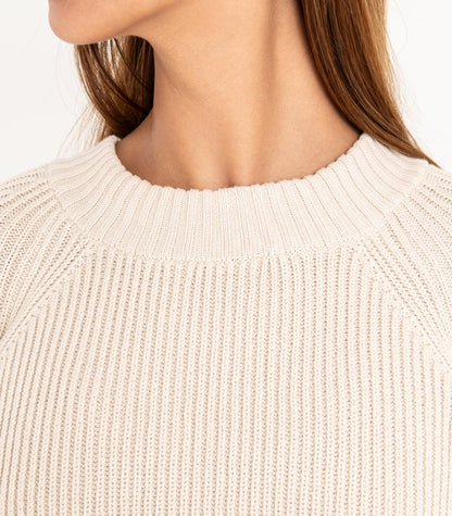 Bhumi Organic Cotton - Rib Knit Jumper - Oatmeal