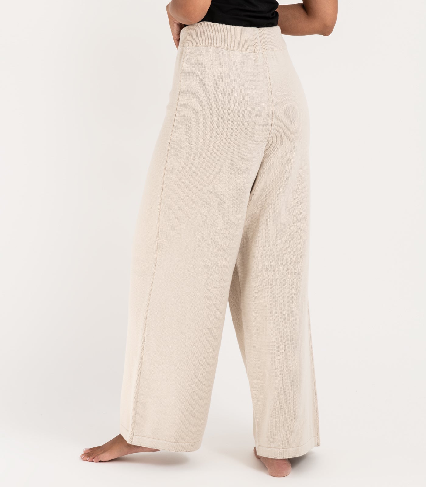 Bhumi Organic Cotton - Rib Knit Pant - Oatmeal