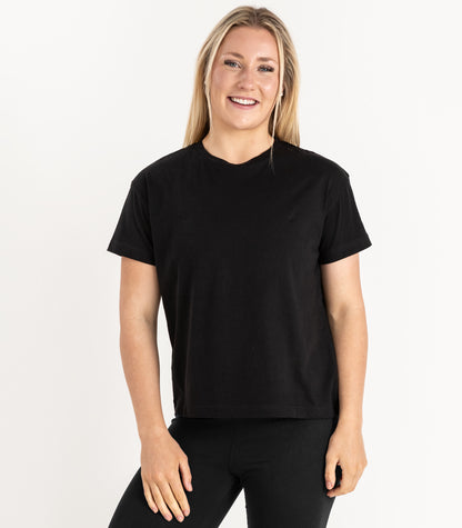 Bhumi Organic Cotton - Oversized Boxy Tee (3 Pack) - Black