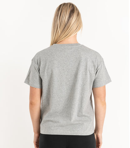 Bhumi Organic Cotton - Oversized Boxy Tee - Grey Melange