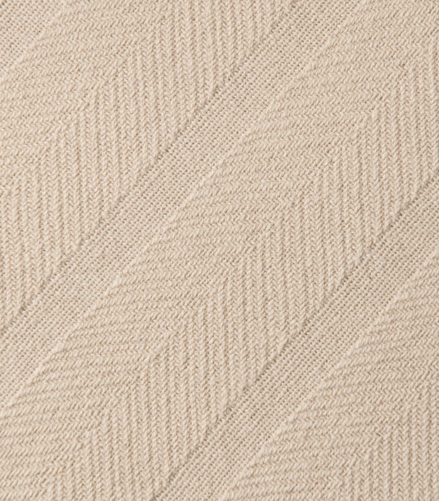 Bhumi Organic Cotton - Herringbone Blanket - Natural